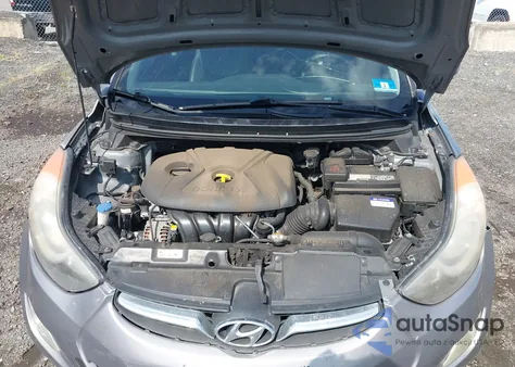 2013 Hyundai Elantra Limited from USA, damaged, VIN KMHDH4AEXDU937606